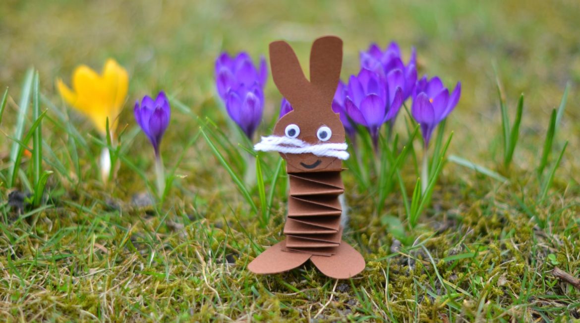 Osterhase Mit Wolleschwänzchen • Kindergarten Ideen